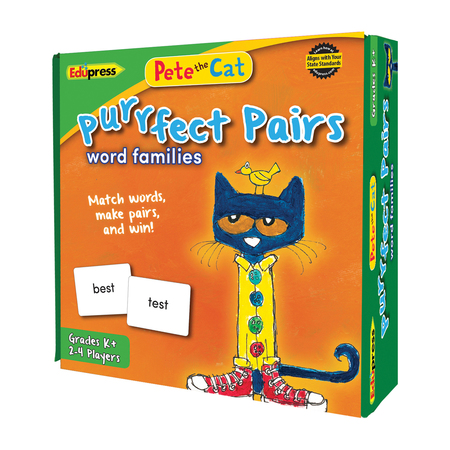 Edupress Pete the Cat® Purrfect Pairs Game: Word Families TCR63532